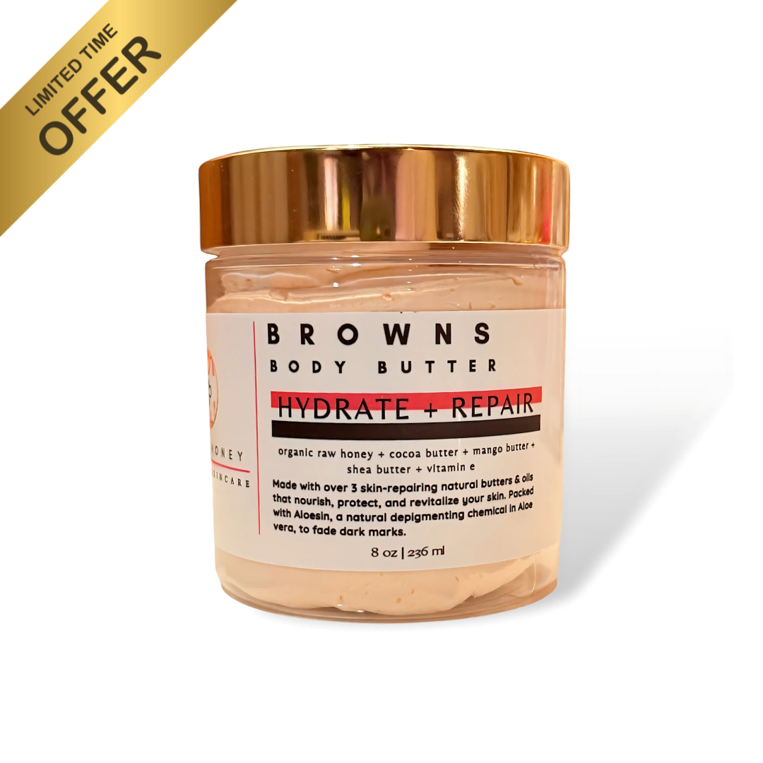 🏈Cleveland BrownsThemed Body Butter 🟠⚪🟤 Ginger & Honey