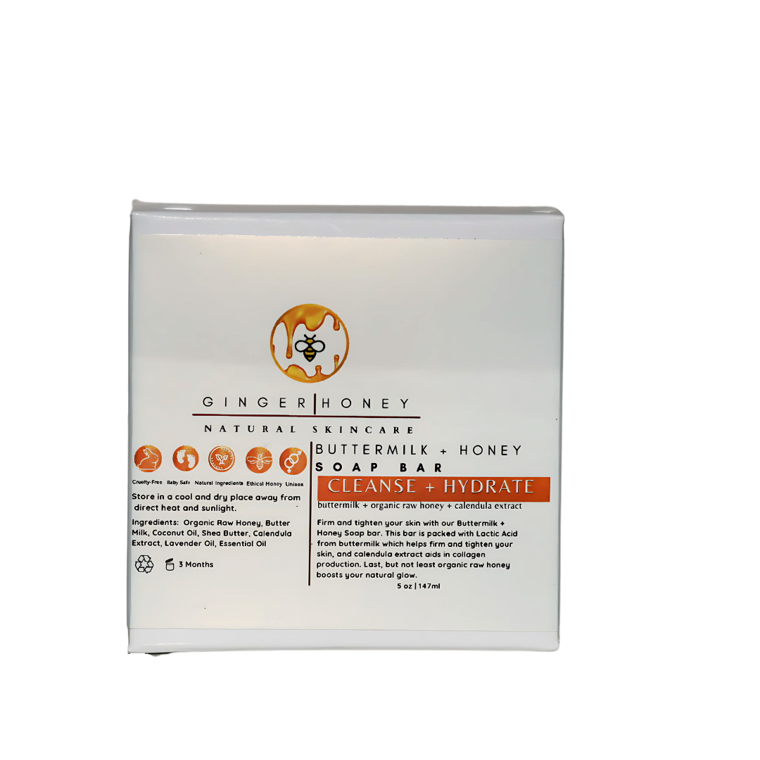 Gin Honey Buttermilk and Honey Soap Bar