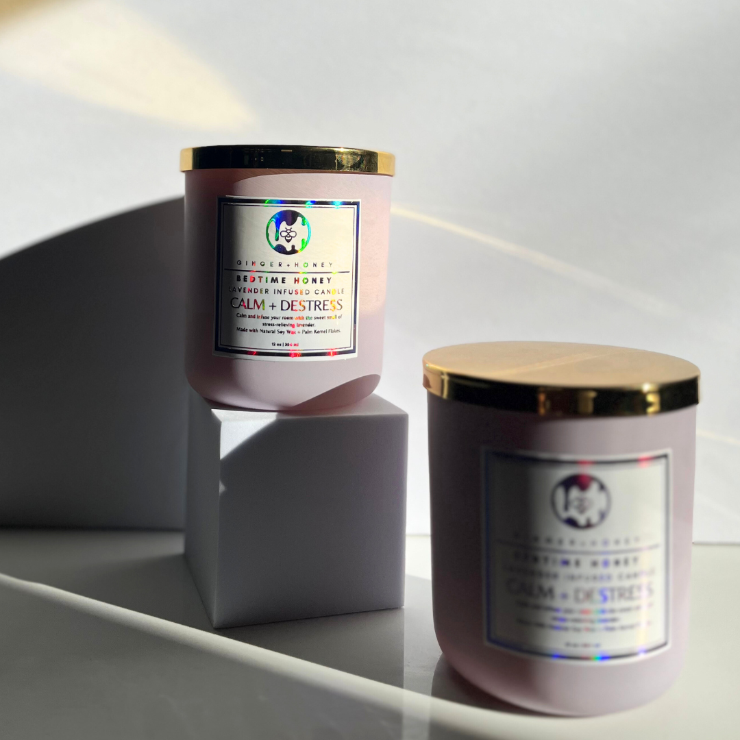 Bedtime Honey Calming Candle Ginger & Honey
