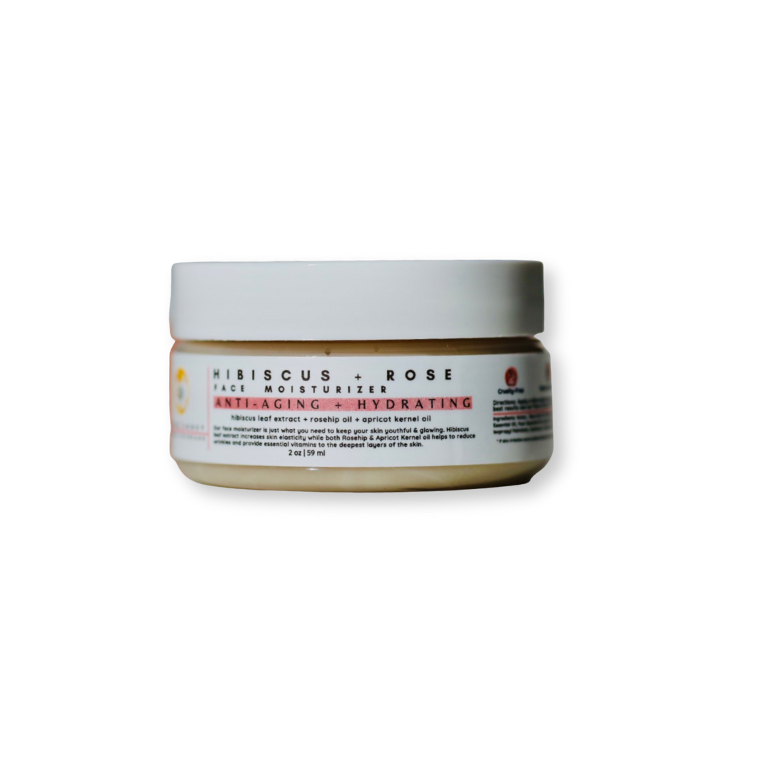 Hibiscus and Rose Facial Moisturizer – Ginger & Honey