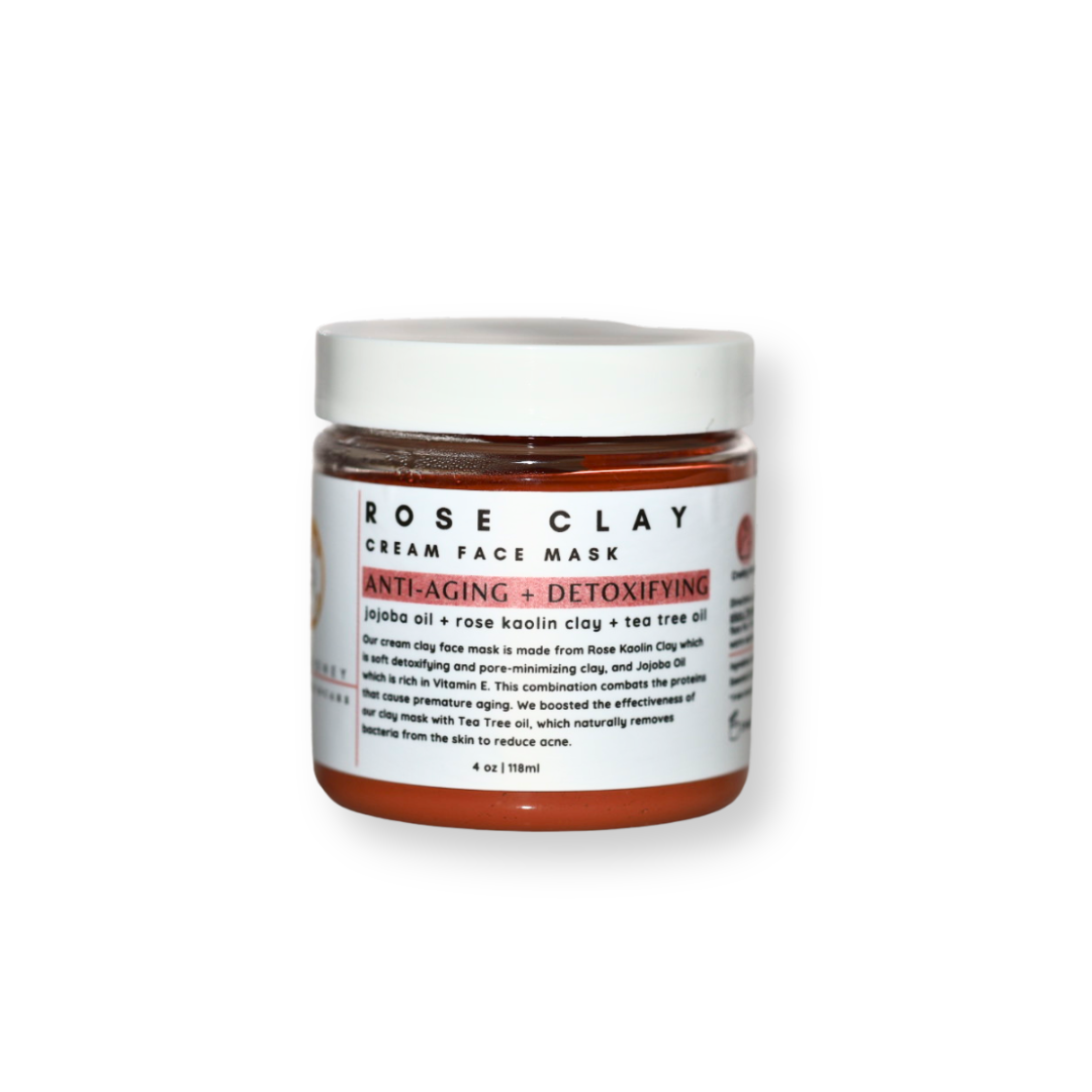 Organic Rose Kaolin Clay Facial Mask