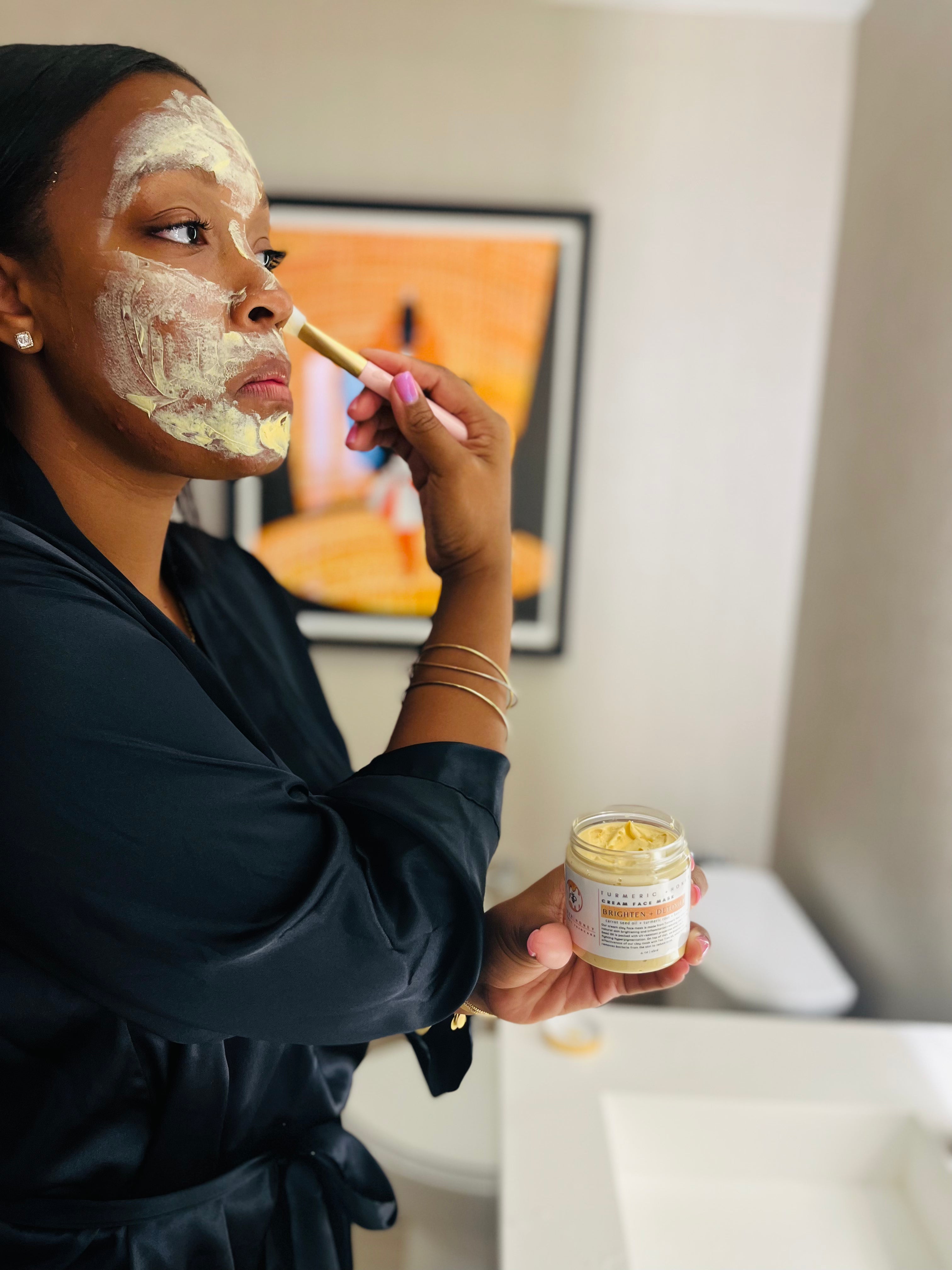 Turmeric and Honey Cream Face Mask