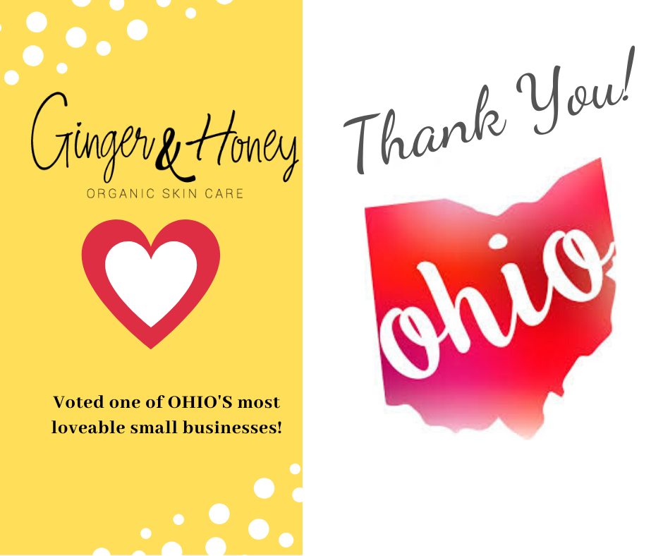 Ginger & Honey Voted on of OHIO'S most FAVORITE SMALL BUSINESSES!