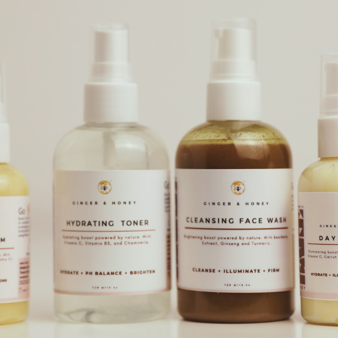 BARE Honey Vitamin C + Vitamin B3 Brightening Face Collection